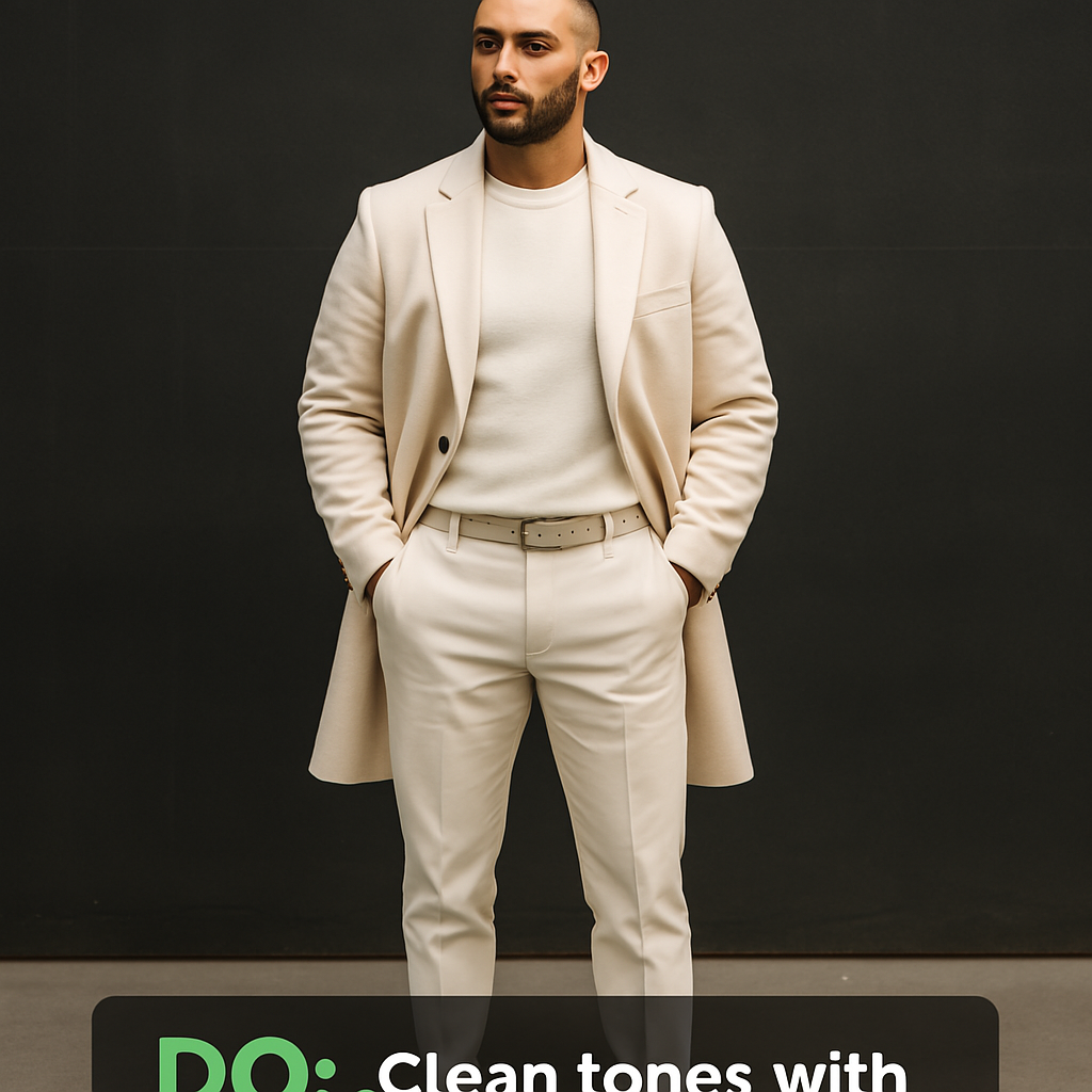 Clean tone-matching outfit